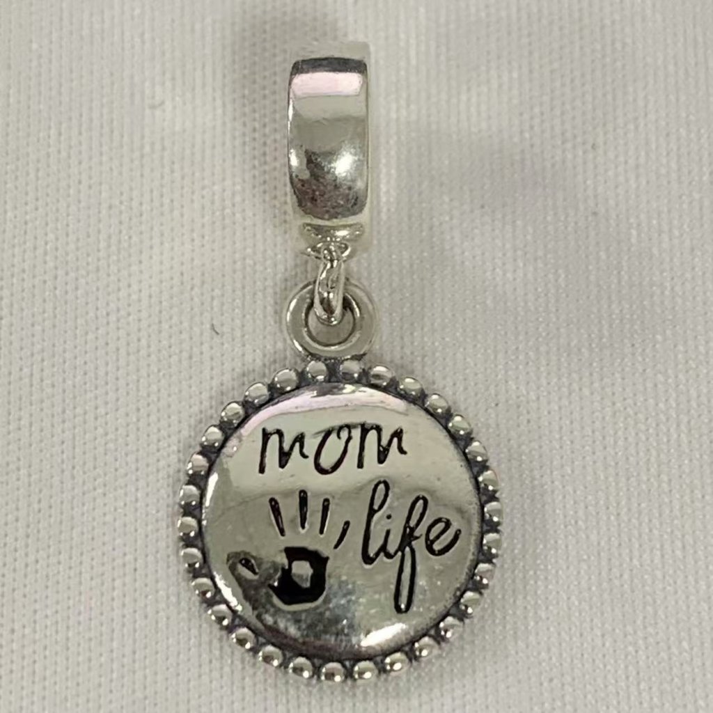 Pandora Mom Life Dangle Charm Pendant, S925 Silver Jewelry